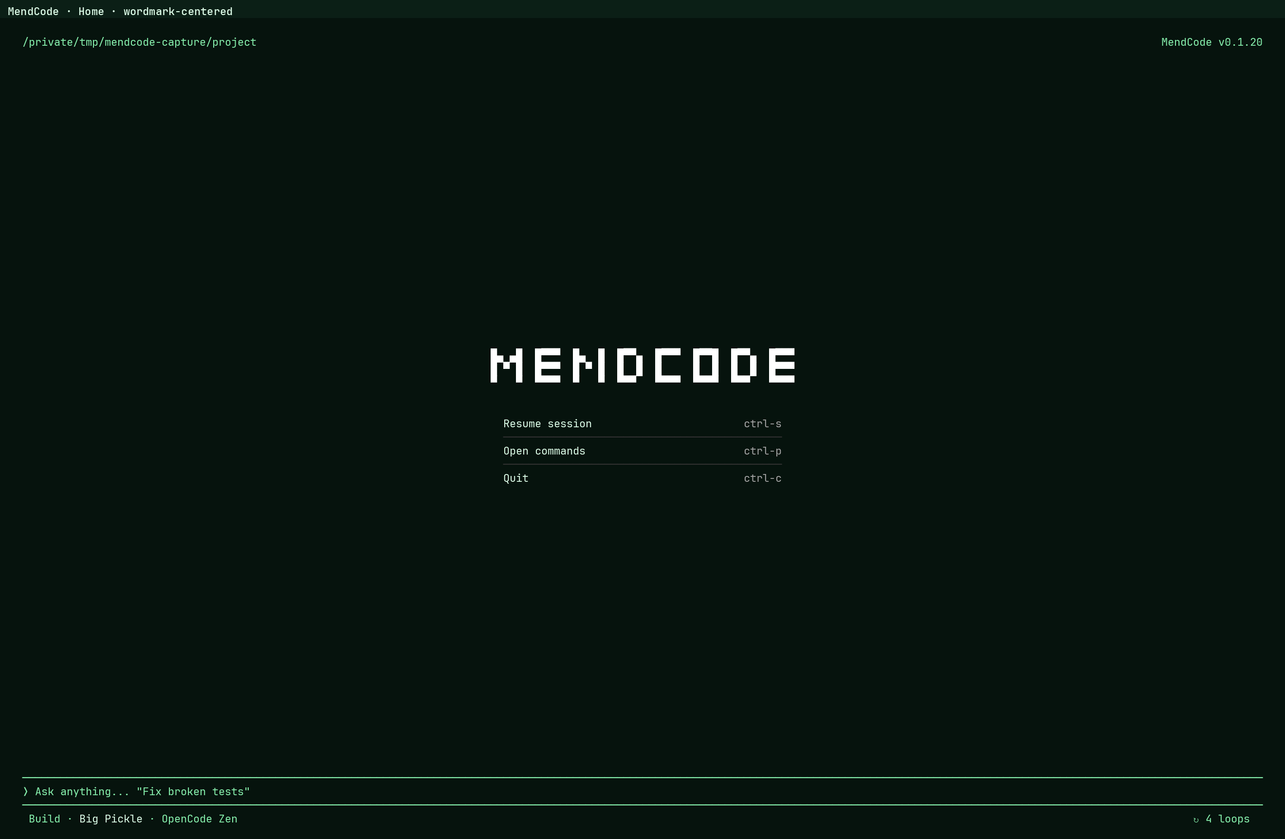 Wordmark welcome preview